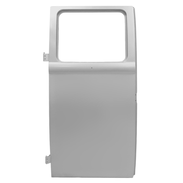 VW Bus T1 Cargo Door 211 841 091C for 1961-1963 models, Silver Weld Through finish.